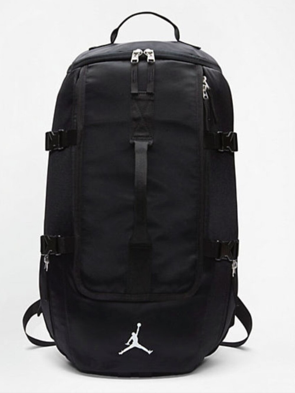 Jordan Sportswear Top-Loading Backpack Expanding Large Bag in Black